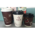 8oz, 10oz, 14oz, 16oz Double Wall Coffee Cup avec couvercle